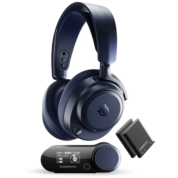 SteelSeries Arctis Nova Pro Omni Wireless Bluetooth+2.4GHz Multi-Platform Noise-Cancelling Over-Ear Gaming Headset - Blue