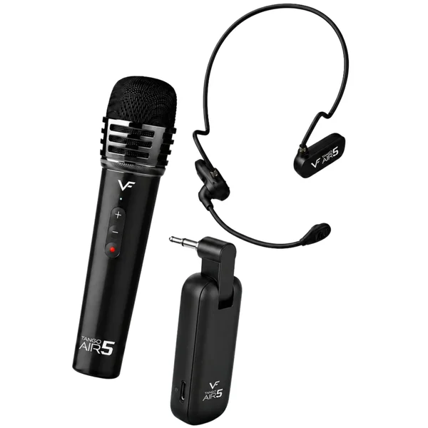 Vinnfier Tango Air 5 Wireless Handheld & Wearable Headset Microphones Set