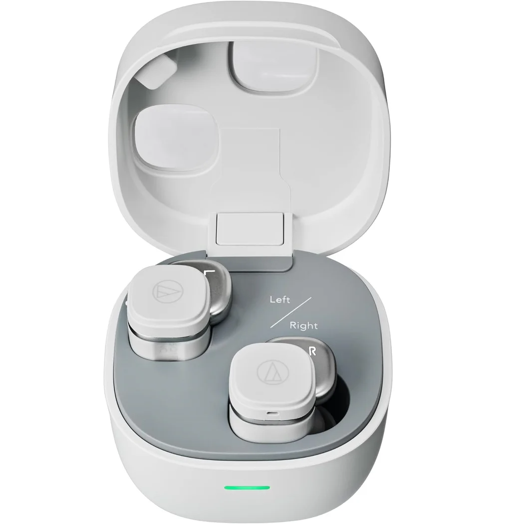 Audio-Technica ATH-SQ1TW2NC True Wireless Bluetooth Noise-Cancelling In-Ear Earphone with Mic