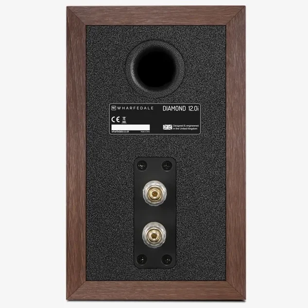 Wharfedale Diamond 12.0i 2-Way Passive Desktop Bookshelf Speakers - Classic Walnut