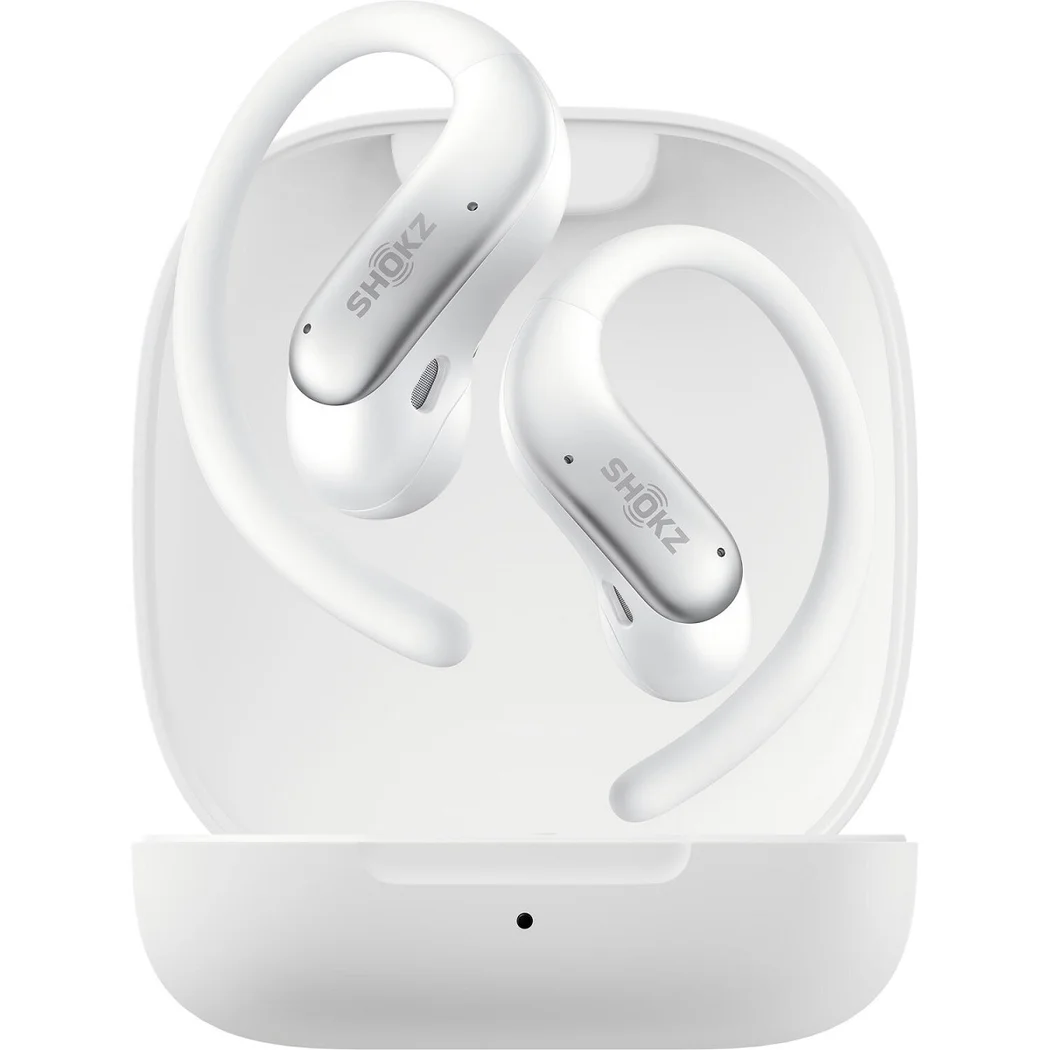 Shokz OpenFit Air 2 True Wireless Bluetooth Air Conduction Open-Ear Earphone with Mic - White