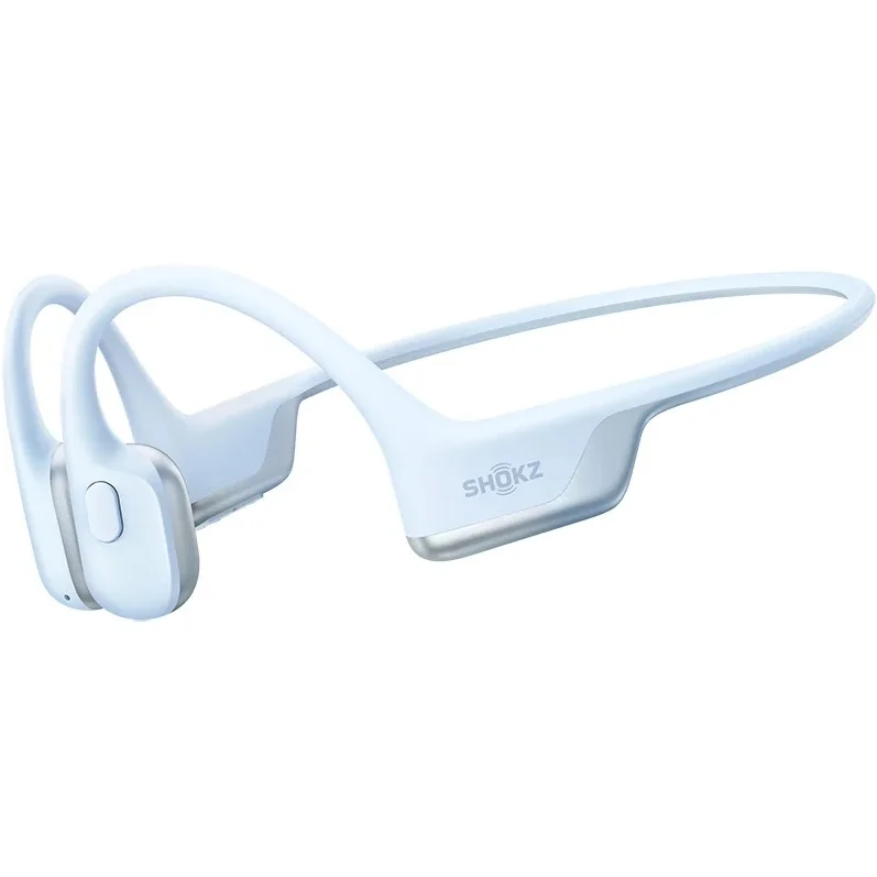 Shokz OpenRun Air 2 Wireless Bluetooth Bone Conduction Headphone with Mic - Ice Blue