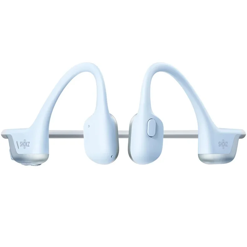 Shokz OpenRun Air 2 Wireless Bluetooth Bone Conduction Headphone with Mic - Ice Blue