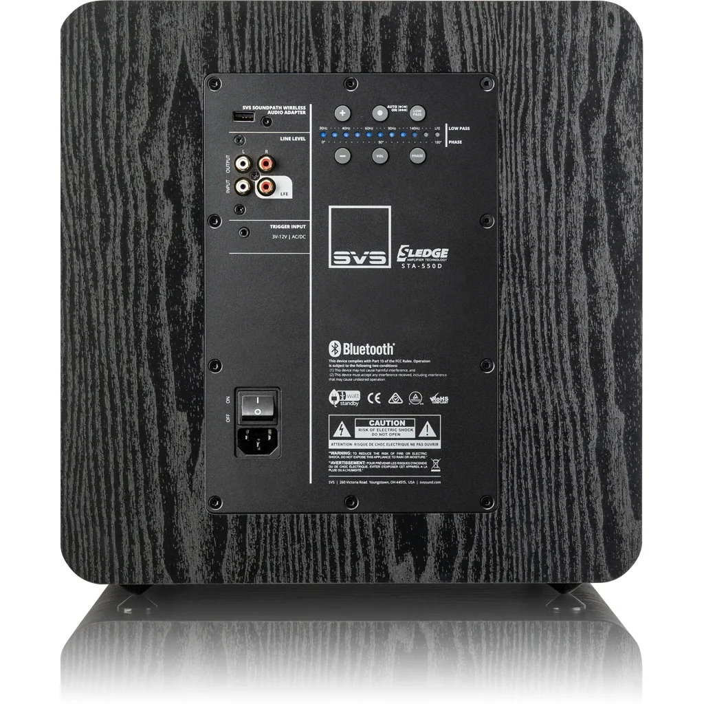 SVS SB-2000 Pro Sealed 12-inch Powered Subwoofer - Premium Black Ash