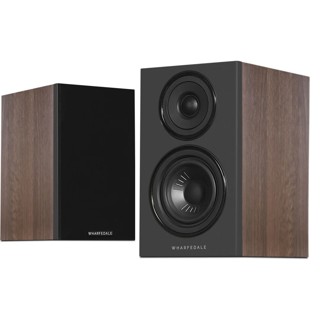 Wharfedale Diamond 12.0i 2-Way Passive Desktop Bookshelf Speakers - Classic Walnut