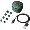 Audio-Technica ATH-SQ1TW2NC True Wireless Bluetooth Noise-Cancelling In-Ear Earphone with Mic