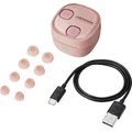 Audio-Technica ATH-SQ1TW2NC True Wireless Bluetooth Noise-Cancelling In-Ear Earphone with Mic