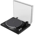 Kanto OBI3 G2 (2nd Gen) Semi-Automatic Wireless Bluetooth Belt-Drive Turntable - Black