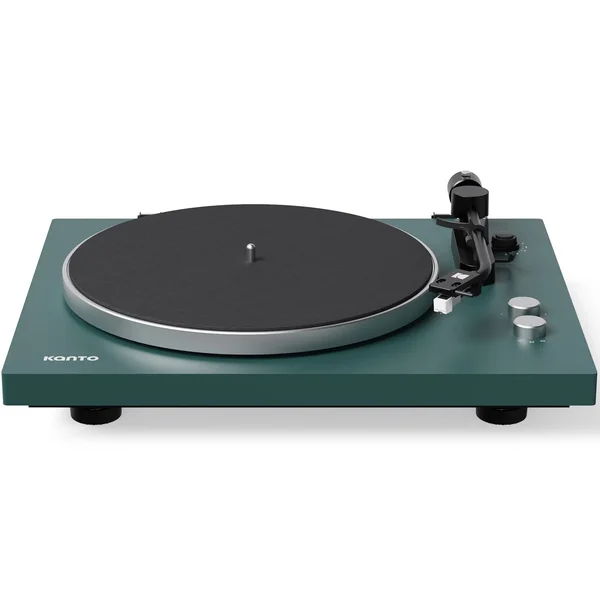 Kanto OBI3 G2 (2nd Gen) Semi-Automatic Wireless Bluetooth Belt-Drive Turntable - Green