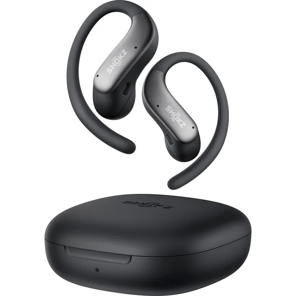 Shokz OpenFit Air 2 True Wireless Bluetooth Air Conduction Open-Ear Earphone with Mic - Black