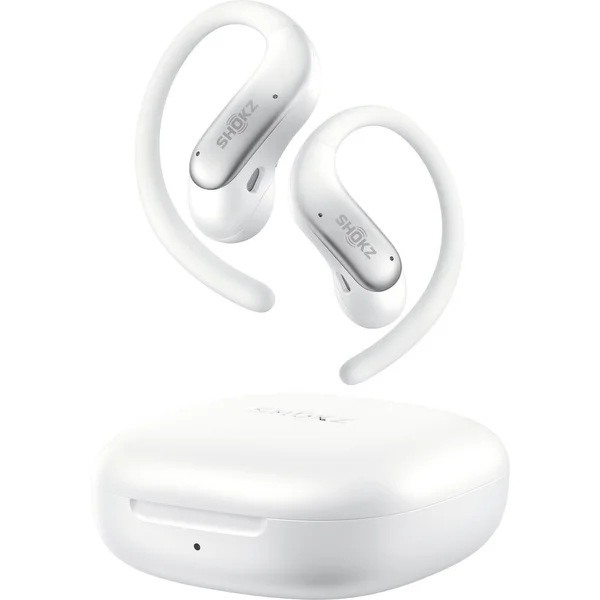 Shokz OpenFit Air 2 True Wireless Bluetooth Air Conduction Open-Ear Earphone with Mic - White