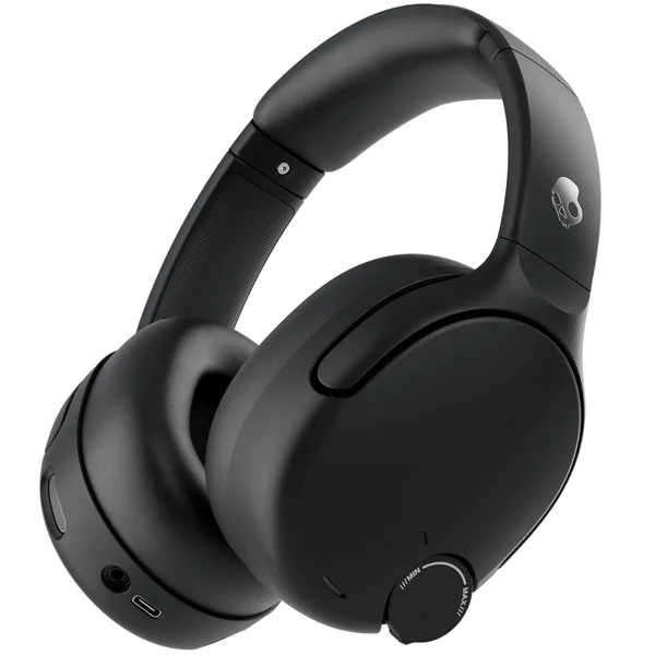 Skullcandy Crusher 720 THX Spatial Audio Wired/Wireless Bluetooth Over-Ear Headphone with Mic - True Black