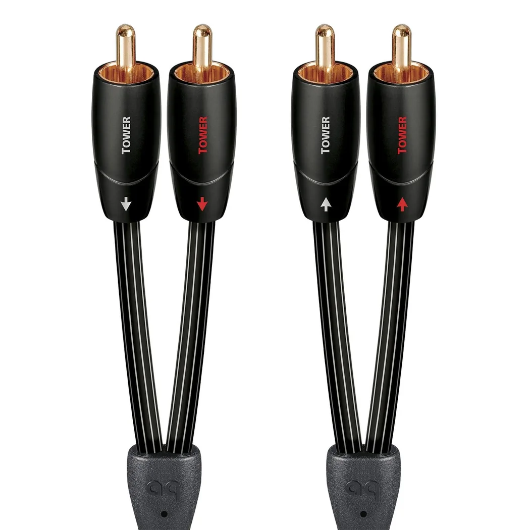 AudioQuest Tower 2 RCA to 2 RCA Interconnect Cable