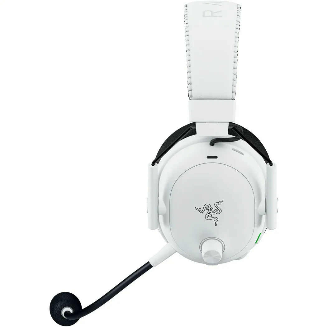 Razer BlackShark V3 Pro Wired/Wireless Bluetooth+2.4GHz Noise-Cancelling Multi-Platform Over-Ear Gaming Headset with Mic - White