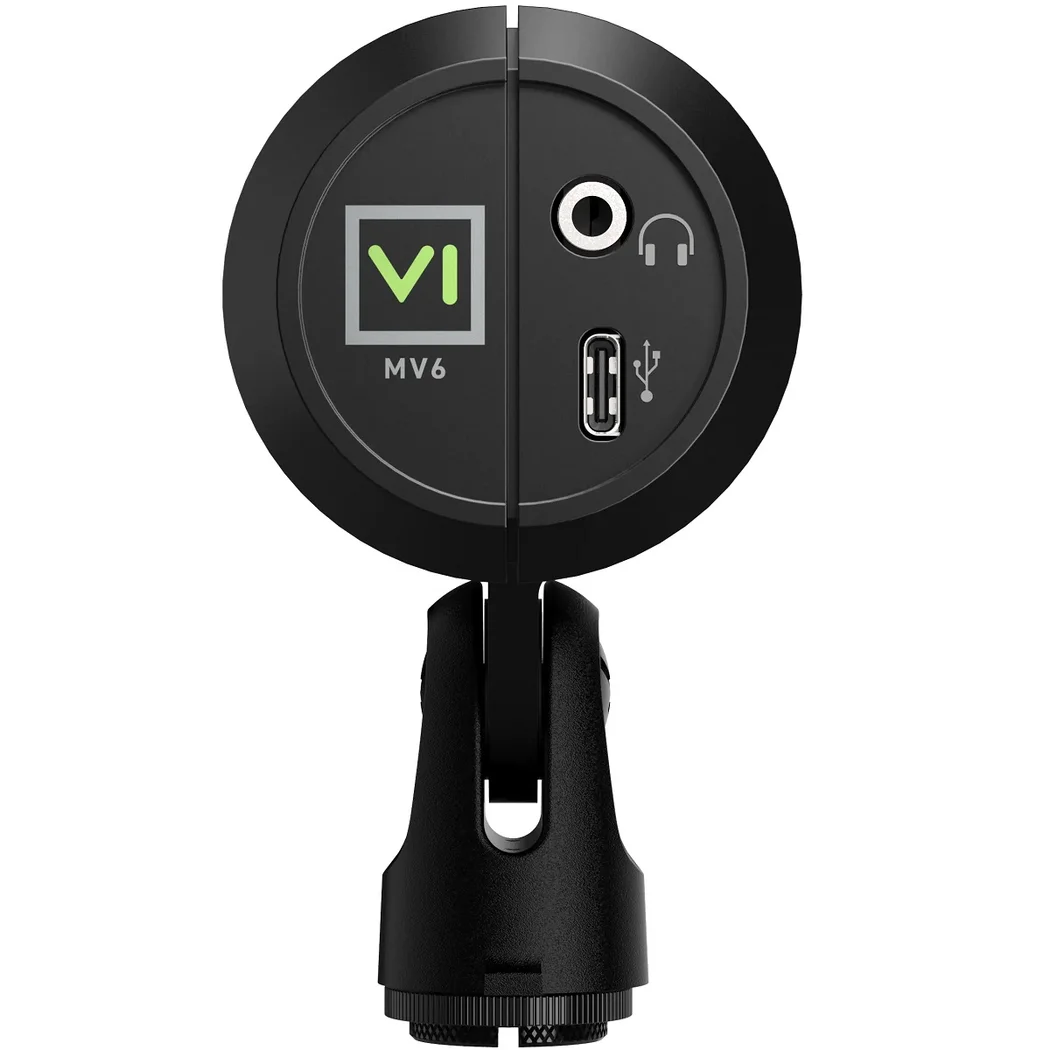 Shure MV6 Gen 2 Gaming Cardioid Dynamic USB Microphone - Black