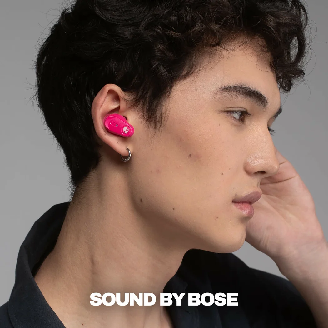 Skullcandy Method 360 ANC True Wireless Bluetooth Noise-Cancelling In-Ear Earphone with Mic - Crazy Pink