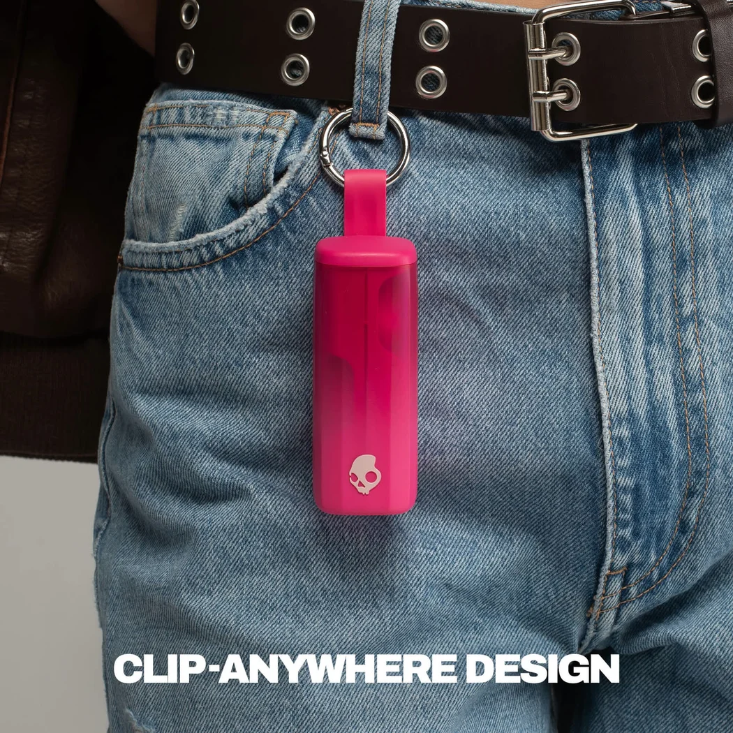 Skullcandy Method 360 ANC True Wireless Bluetooth Noise-Cancelling In-Ear Earphone with Mic - Crazy Pink