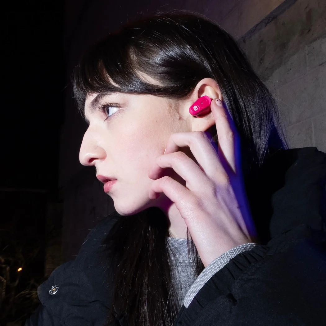 Skullcandy Method 360 ANC True Wireless Bluetooth Noise-Cancelling In-Ear Earphone with Mic - Crazy Pink