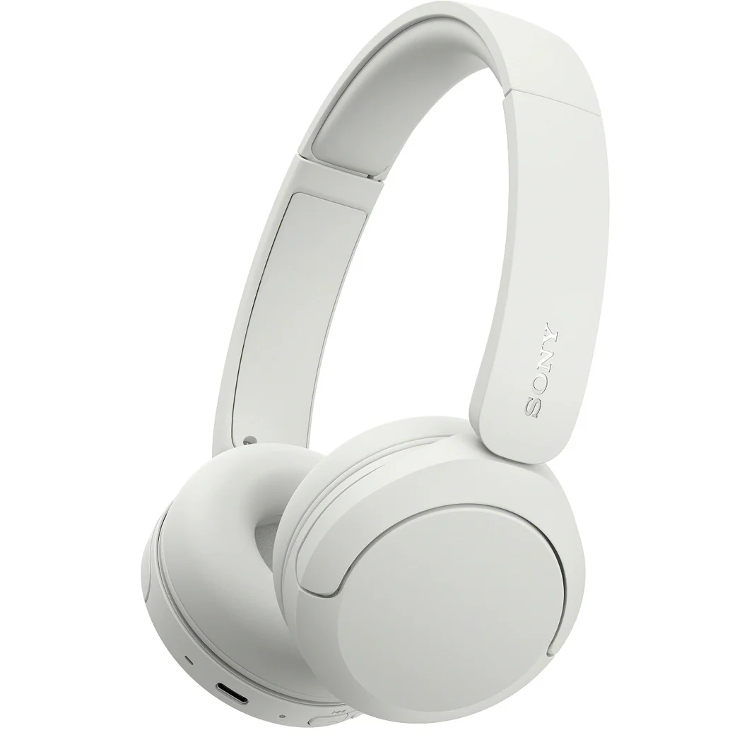 Sony WH-CH530 30mm Driver (1DD) Wireless Bluetooth On-Ear Headphone with Mic - White