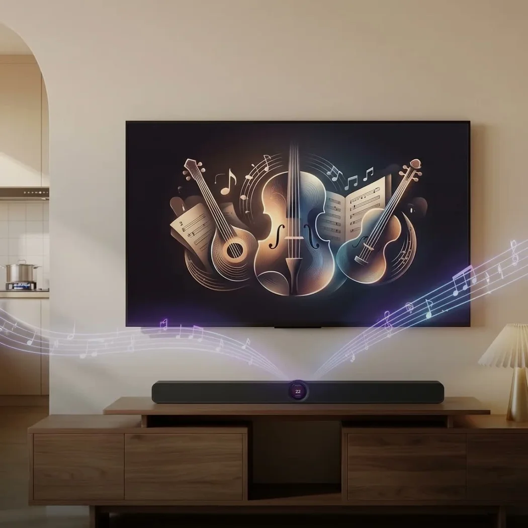 WIIM Bar 3.0.2-Channel MultiBeam Dolby Atmos/DTS:X Wireless Bluetooth/WiFi Network Soundbar