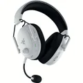 Razer BlackShark V3 Pro Wired/Wireless Bluetooth+2.4GHz Noise-Cancelling Multi-Platform Over-Ear Gaming Headset with Mic - White