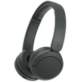 Sony WH-CH530 30mm Driver (1DD) Wireless Bluetooth On-Ear Headphone with Mic - Black 