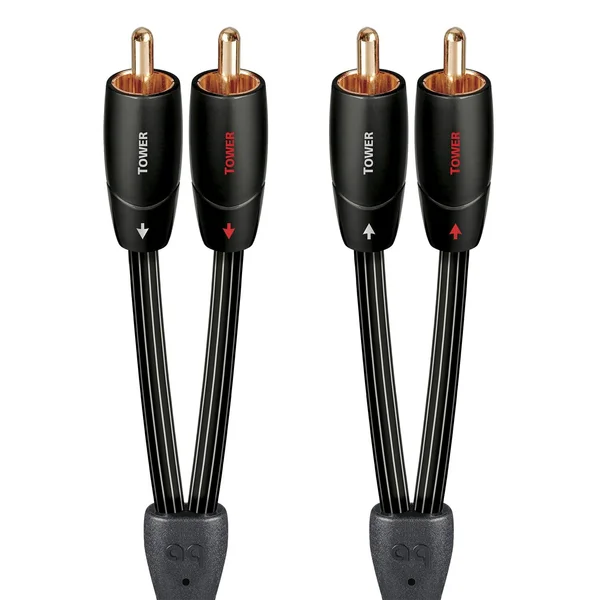 AudioQuest Tower 2 RCA to 2 RCA Interconnect Cable