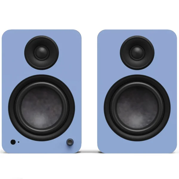 Kanto Yu6 G2 (2nd Gen) Wireless Bluetooth Desktop Bookshelf Speakers (with Phono Built-in) - Ice Blue