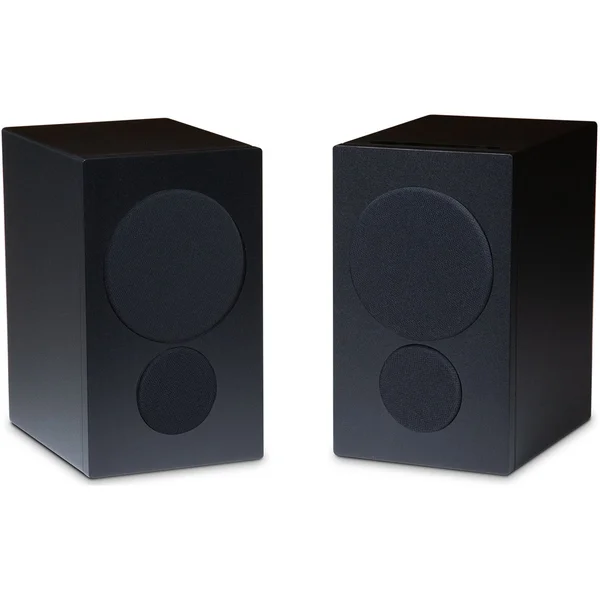 PSB iQ1 MQA Multi-Room Wireless Bluetooth/WiFi Network Desktop Bookshelf Speakers (with HDMI & Phono) - Black