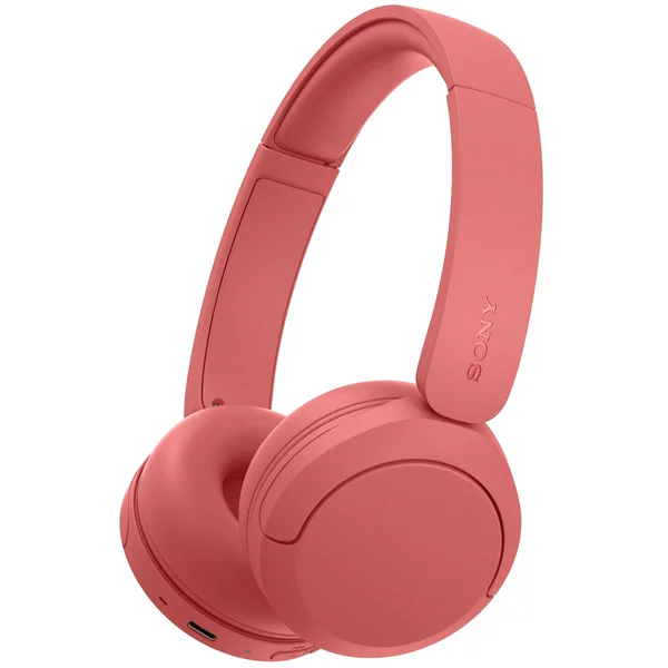 Sony WH-CH530 30mm Driver (1DD) Wireless Bluetooth On-Ear Headphone with Mic - Coral
