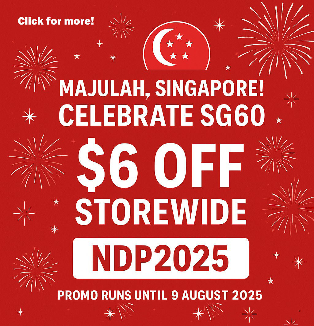 Get $6 off this National Day 2025 with us!!
