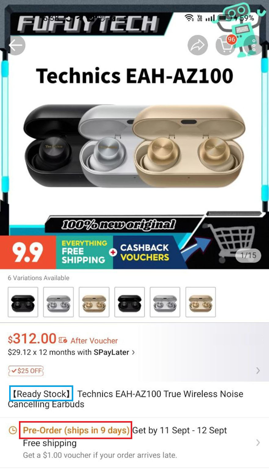 Unauthorised Technics Store on Shopee
