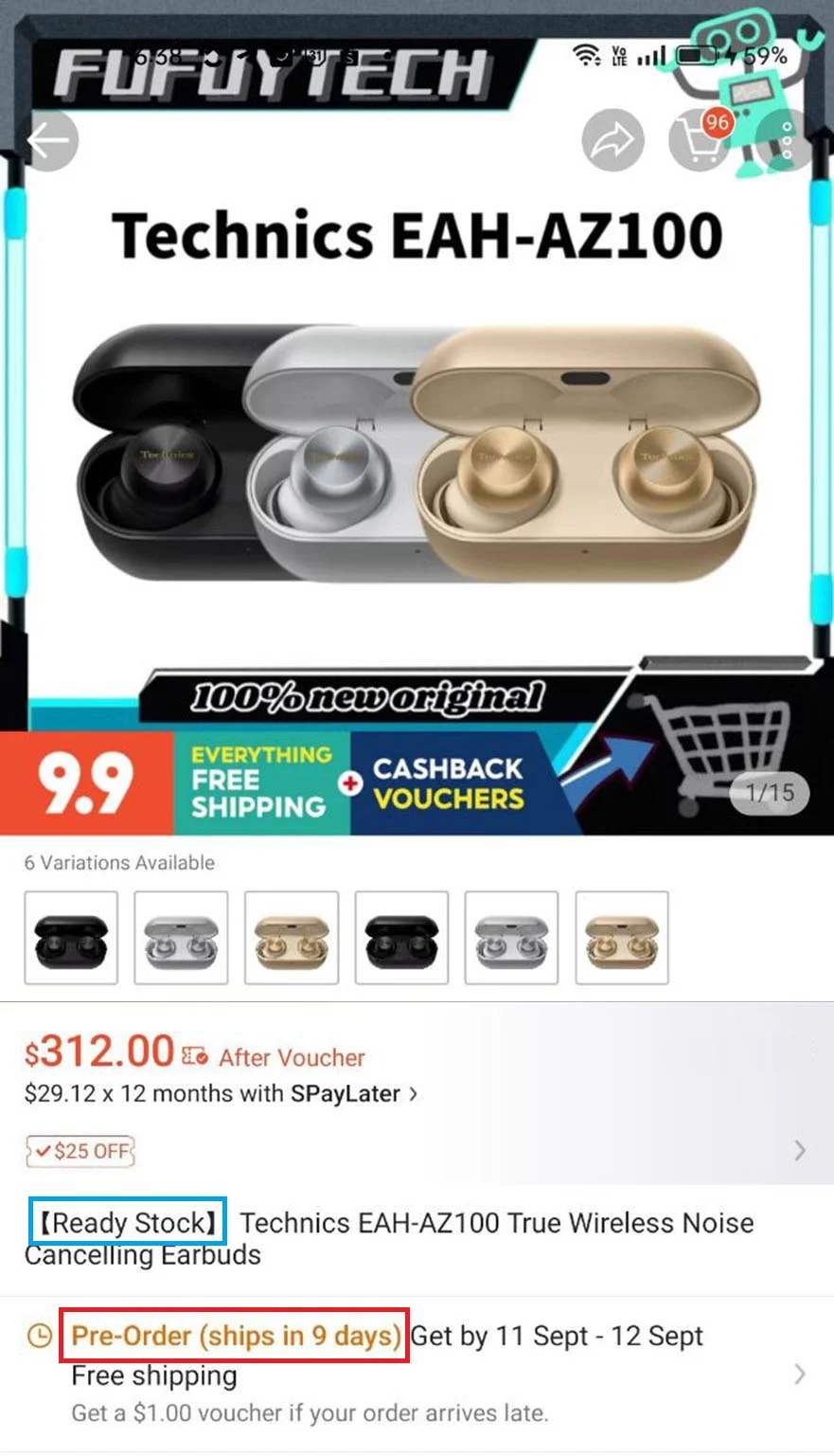 Unauthorised Technics Store on Shopee