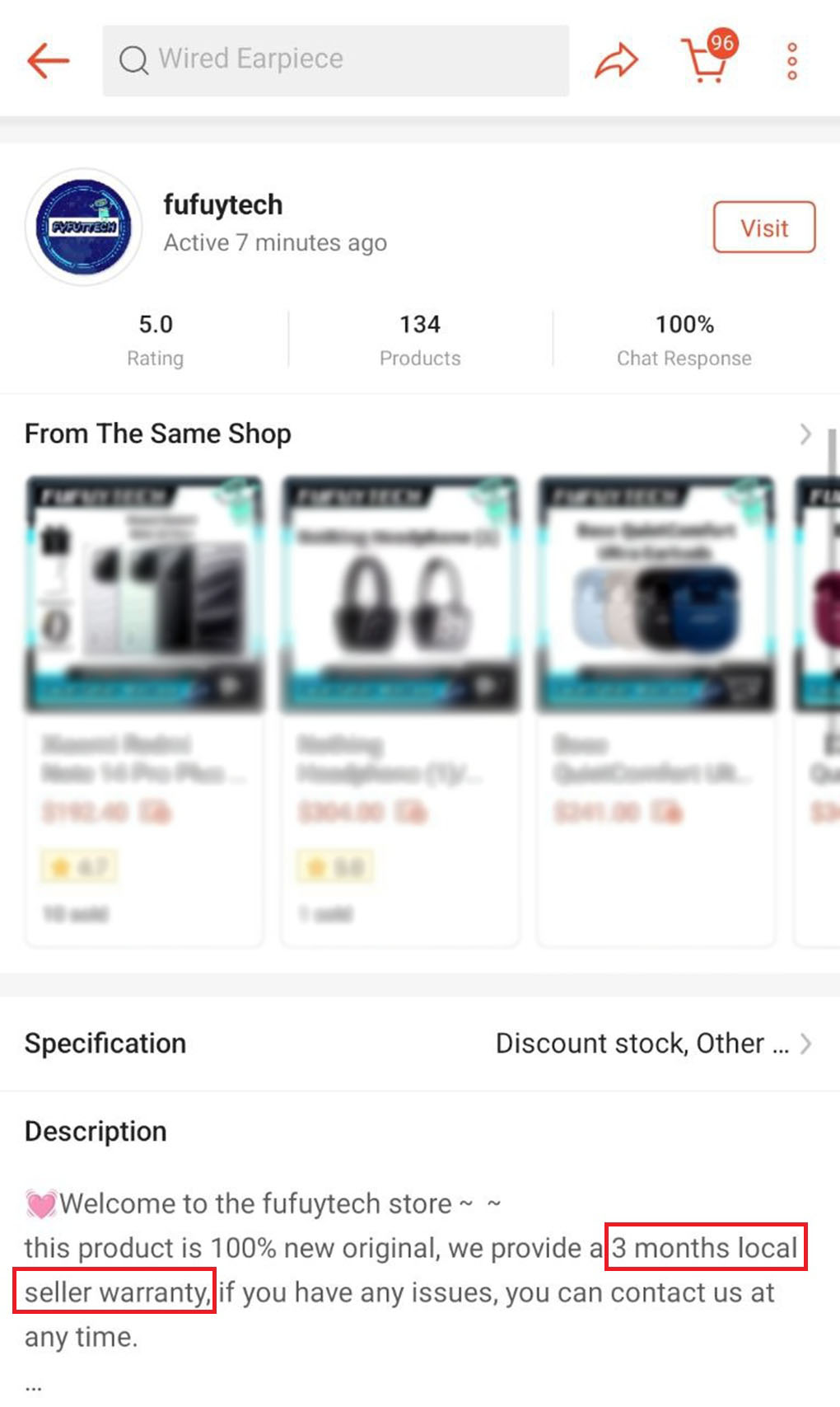 Unauthorised Technics Store on Shopee