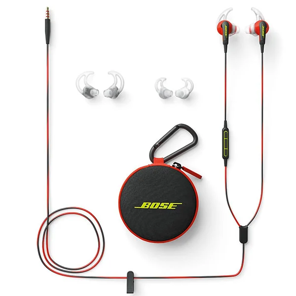Bose SoundSport In-Ear Earphone with Mic (for iPhone/iPod) - Power Red