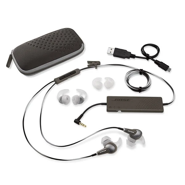 Bose QuietComfort 20 Noise-Cancelling In-Ear Earphone with Mic (for Samsung/Android) - Black