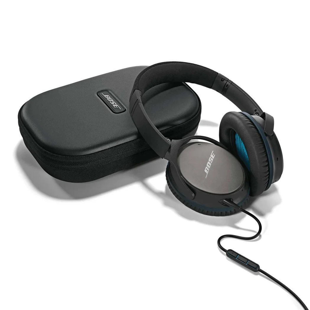 Bose QuietComfort 25 Noise-Cancelling Over-the-Ear Headphone with Mic - Black