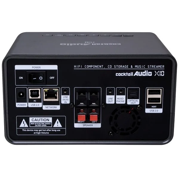 cocktailAudio X10 Component, CD Storage (Ripper) & Music Streamer All-in-one Smart Hi-Fi Media System