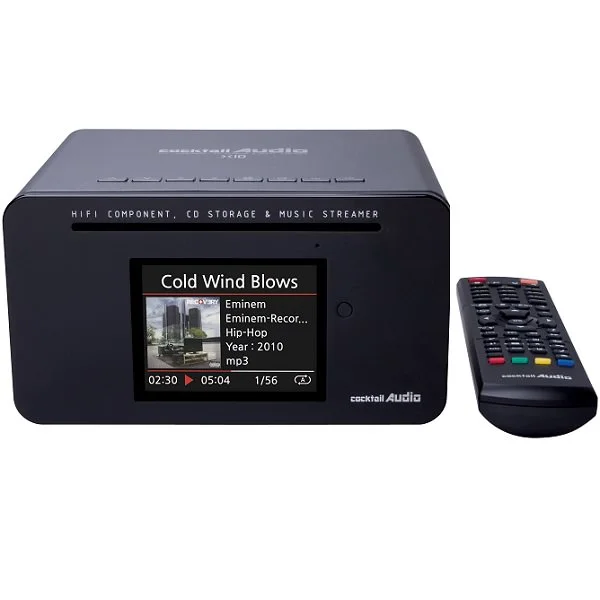 cocktailAudio X10 Component, CD Storage (Ripper) & Music Streamer All-in-one Smart Hi-Fi Media System
