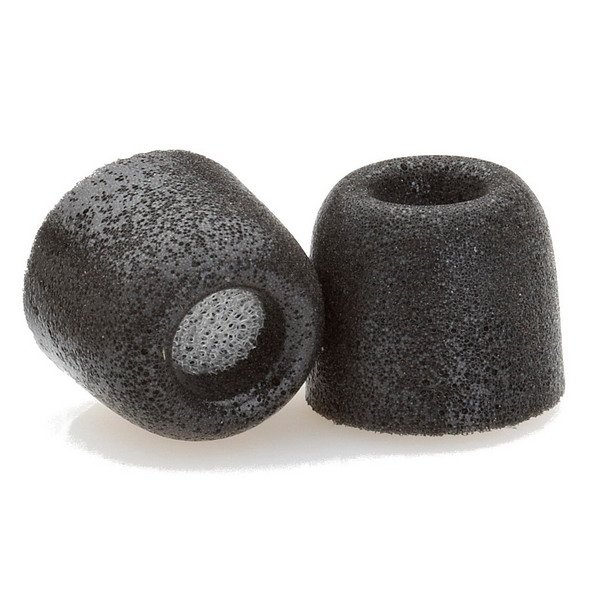 Comply Tx-500 Isolation Foam Eartips with WaxGuard (3-Pairs) - Black