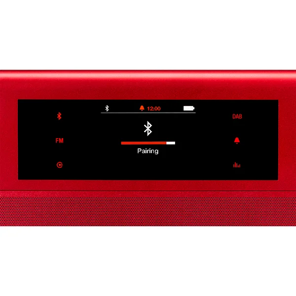 Geneva WorldRadio Wireless Bluetooth Speaker - Red