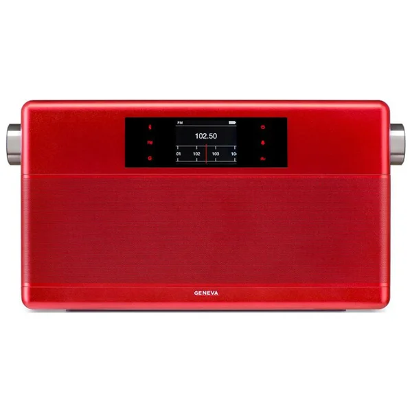 Geneva WorldRadio Wireless Bluetooth Speaker - Red