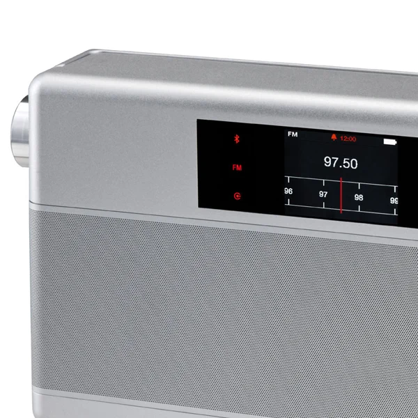 Geneva WorldRadio Wireless Bluetooth Speaker - Silver