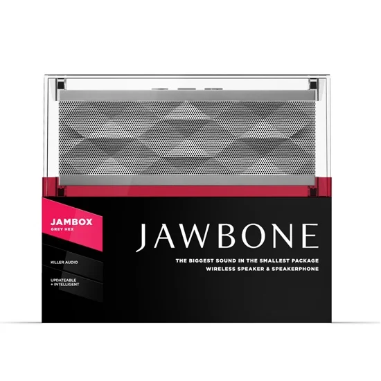 Jawbone Jambox Wireless Bluetooth Portable Speaker - Grey Hex