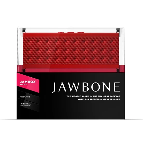 Jawbone Jambox Wireless Bluetooth Portable Speaker - Red Dot