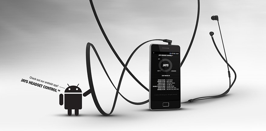JAYS a-JAYS One+ In-Ear Earphone with Mic - Black