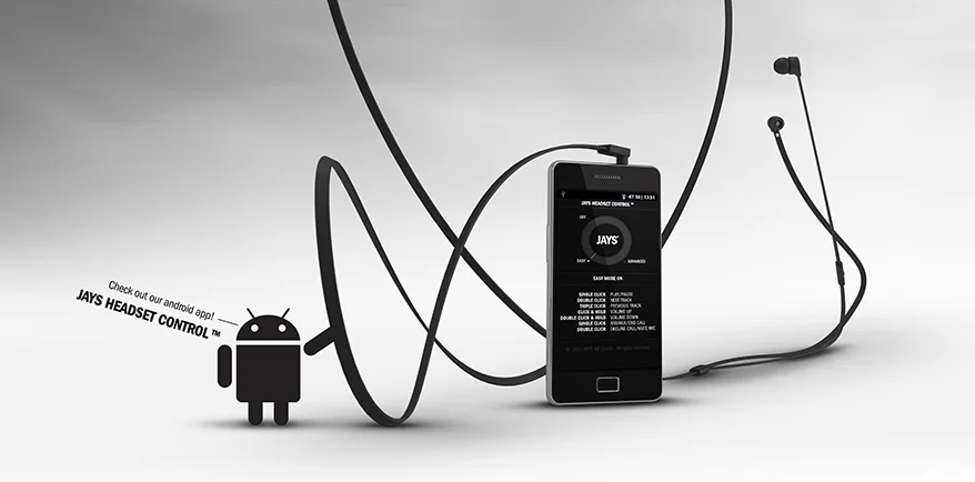 JAYS a-JAYS One+ In-Ear Earphone with Mic - Black