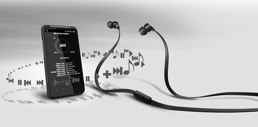 JAYS a-JAYS One+ In-Ear Earphone with Mic - Black