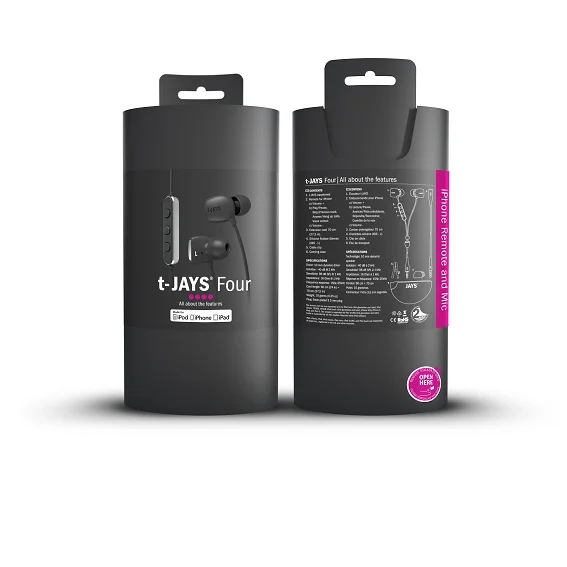 JAYS t-JAYS Four In-Ear Earphone with Mic
