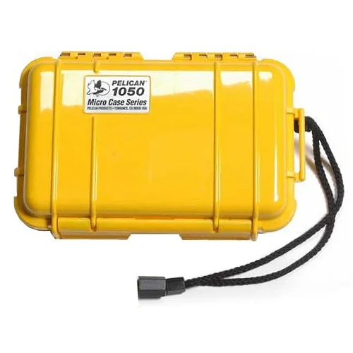 Pelican 1050 Micro Case - Solid Yellow